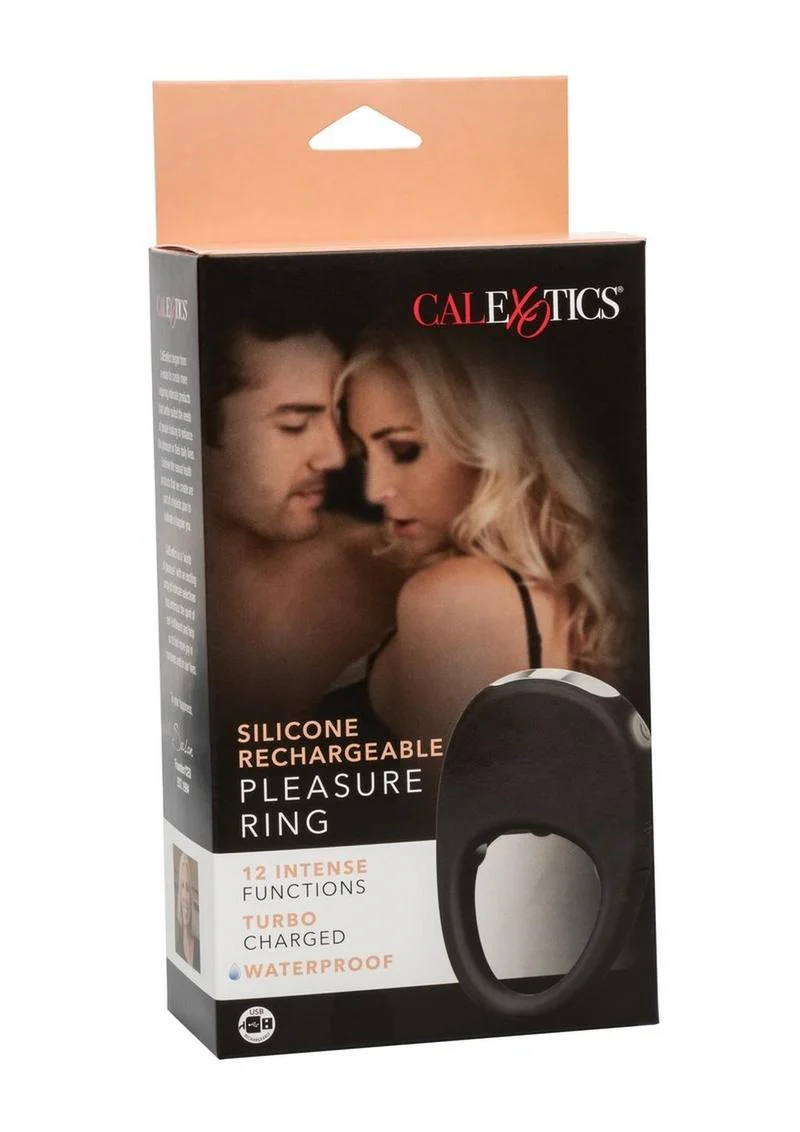 Couples's Enhancers Silicone Rechargeable Pleasure Ring - Image 4