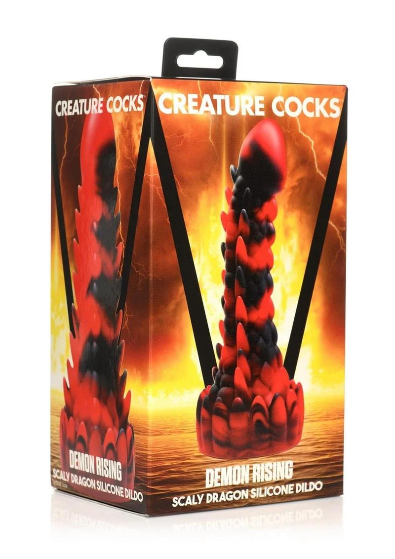 Creature Cocks Demon Rising Scaly Dragon Silicone Dildo - Image 4