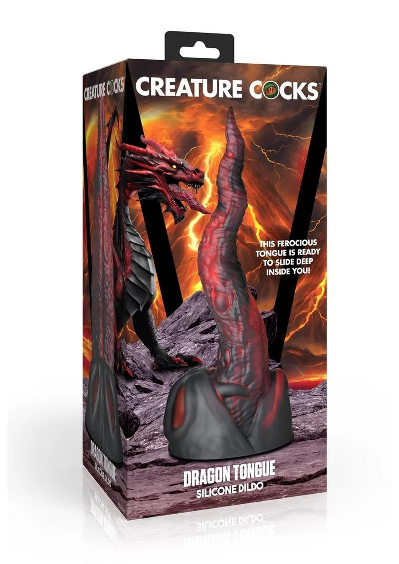 Creature Cocks Dragon Tongue Silicone Dildo For Versatile Use - Image 4