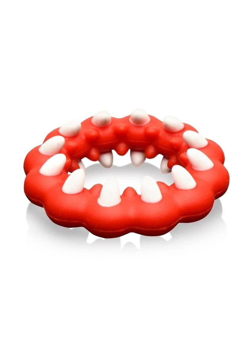 Creature Cocks Fangs Silicone Textured Design Cock Ring - Image 2