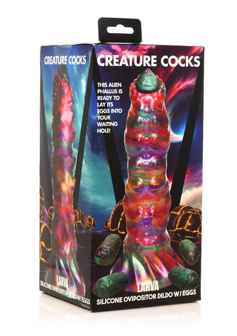 Creature Cocks Larva Ovipositor Dildo with Eggs - Image 4