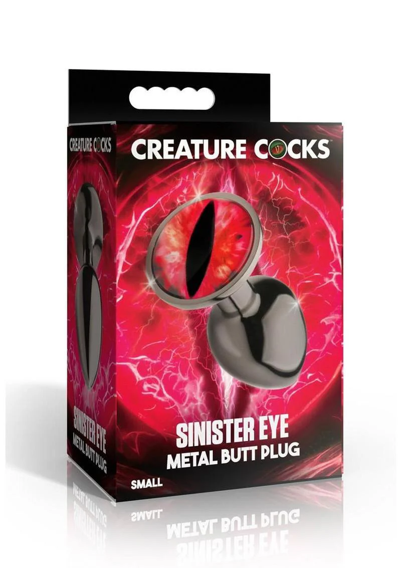 Creature Cocks Sinister Eye Metal Butt Plug - Image 11