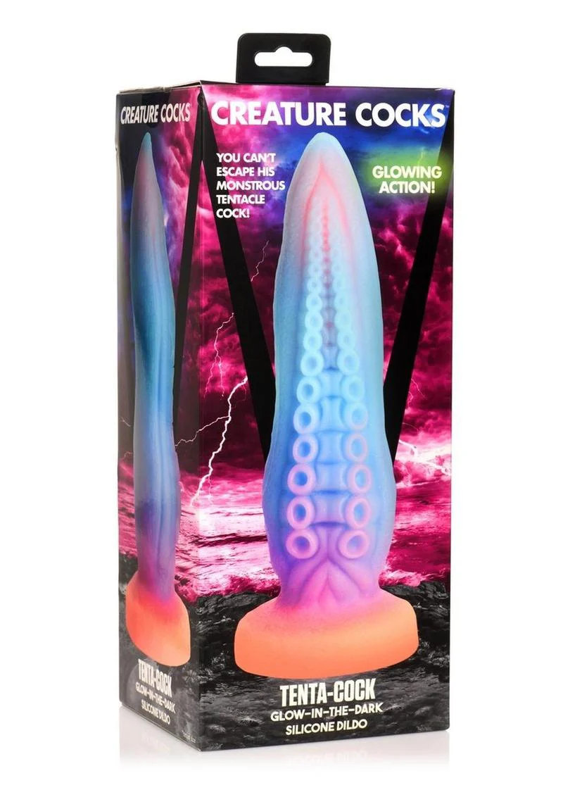 Creature Cocks Tenta-Cock Glow-in-the-Dark Dildo - Image 4