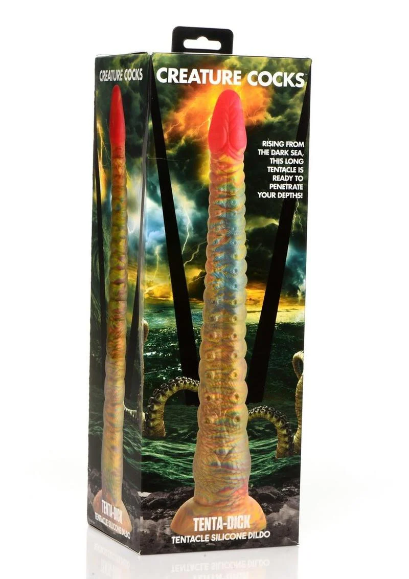 Creature Cocks Tenta-Dick Dildo Multicolor Tentacle Stimulation - Image 4