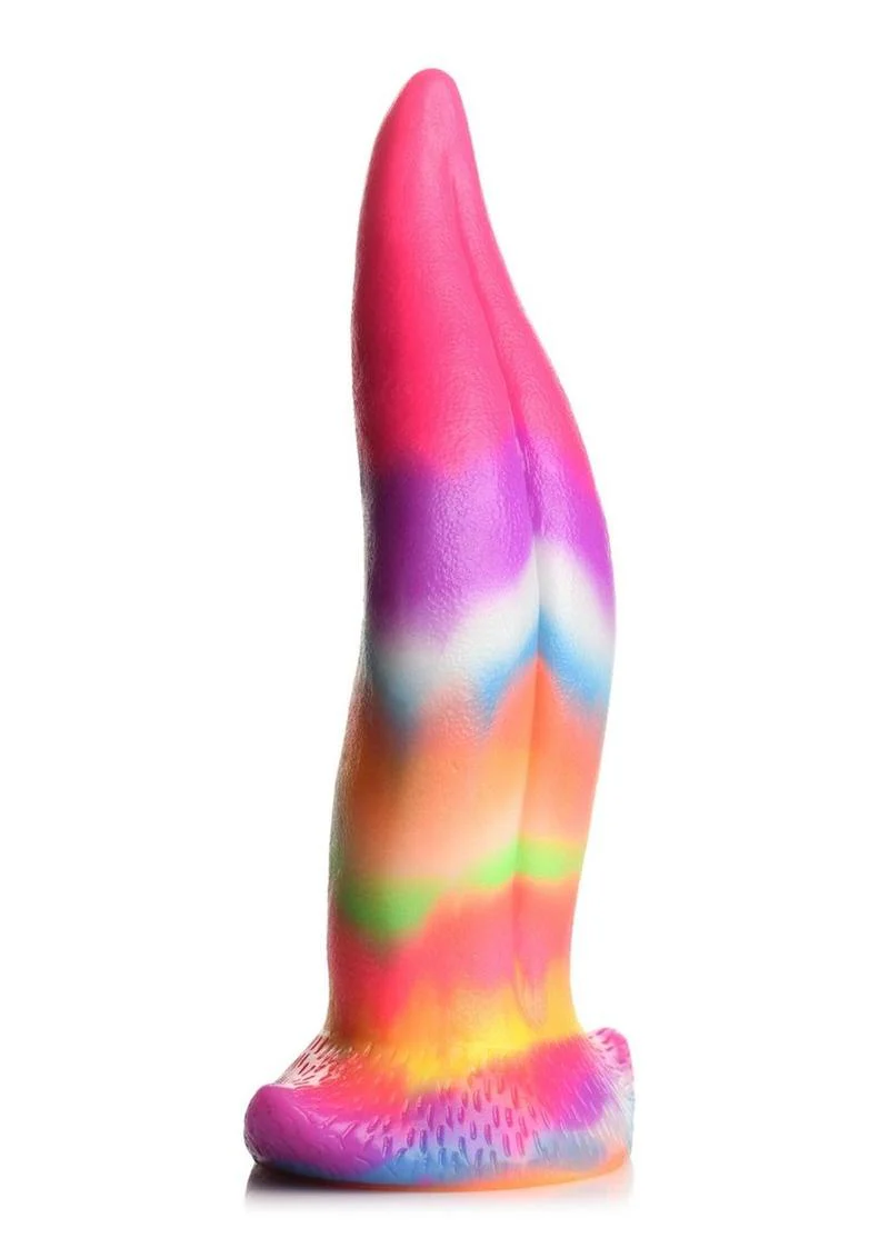 Creature Cocks Unicorn Tongue Glow In The Dark Dildo