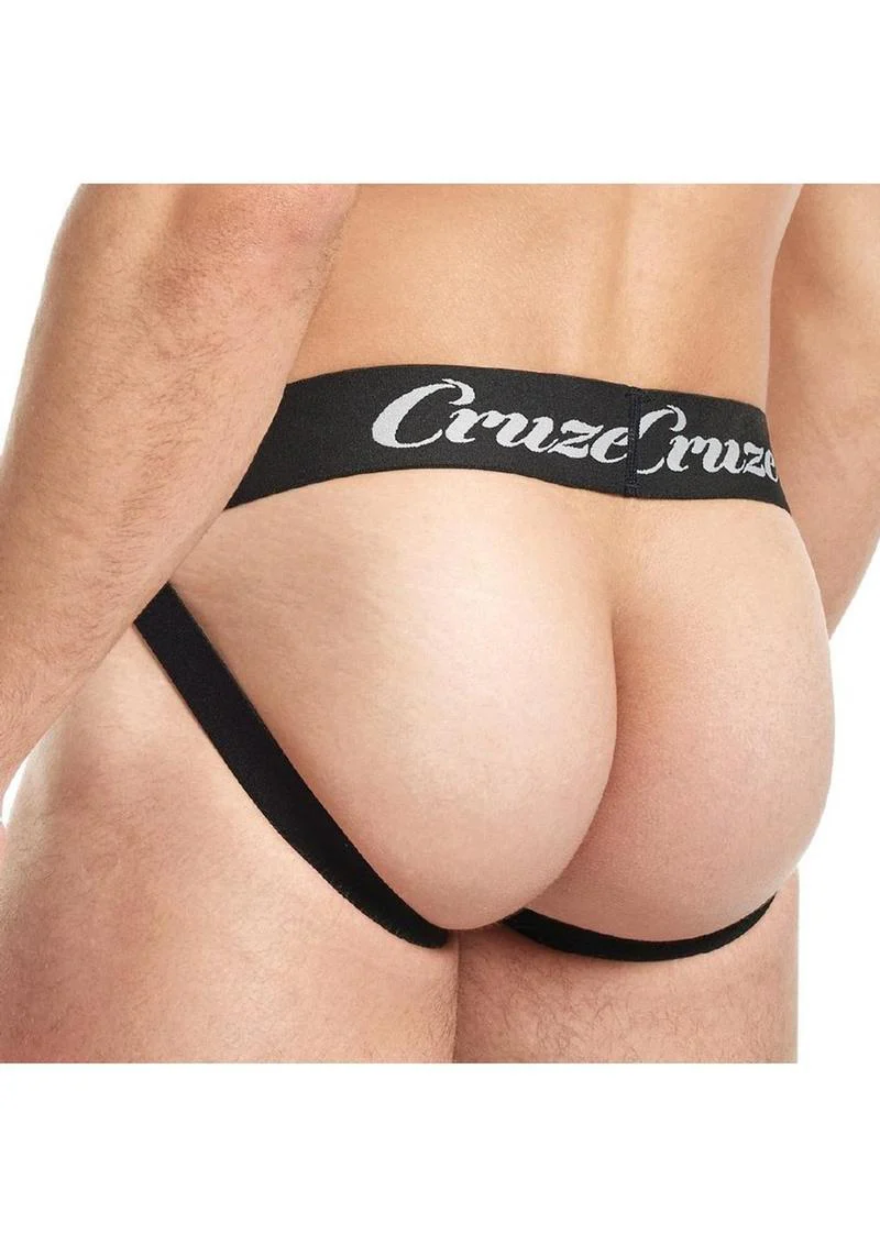 Cruze Zip Down Neoprene Jockstrap Fetish Zipper Jock for Men - Image 2