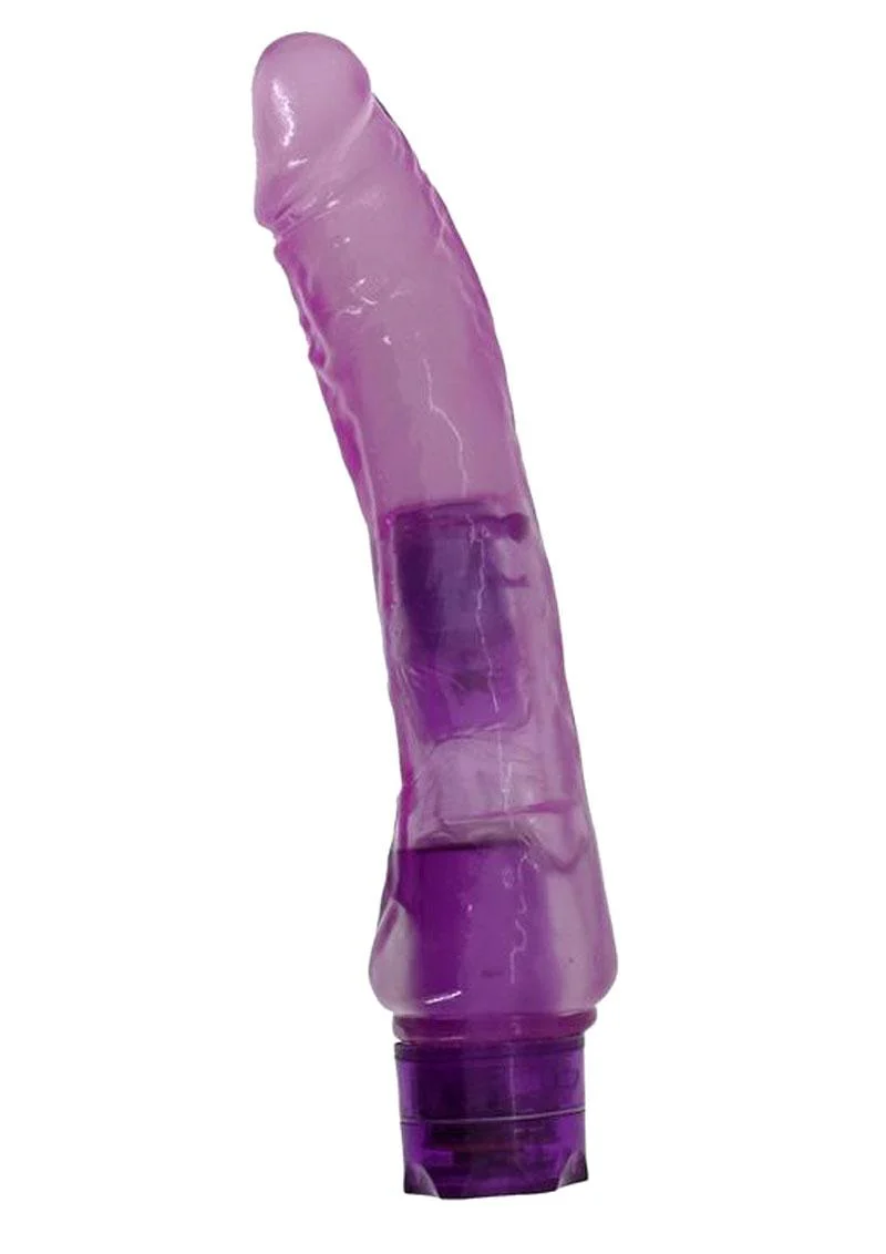 Crystal Caribbean 7 Jelly Vibrator 10 Functions Waterproof