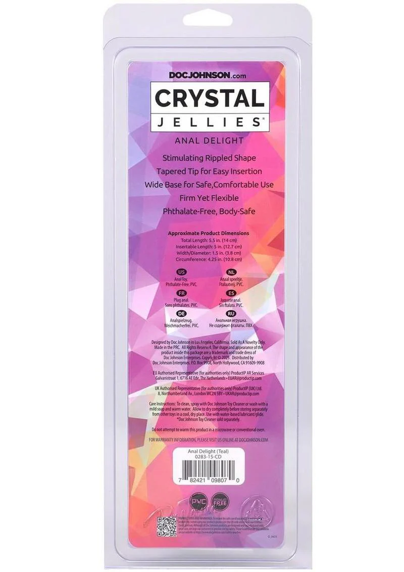 Crystal Jellies Anal Delight Anal Plug - Image 2