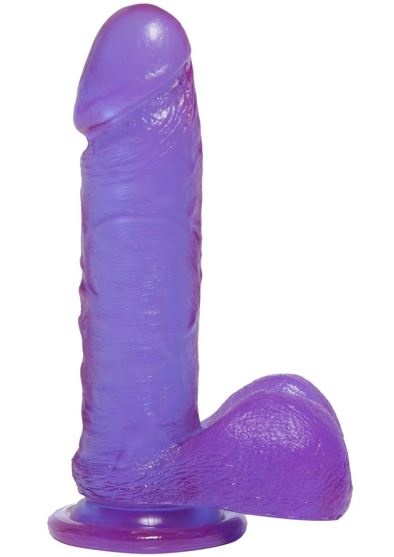 Crystal Jellies Dildo with Balls - Image 2
