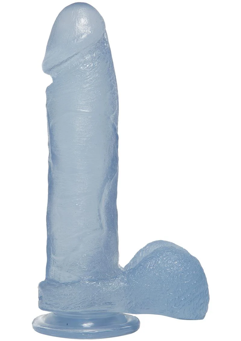 Crystal Jellies Dildo with Balls - Image 3
