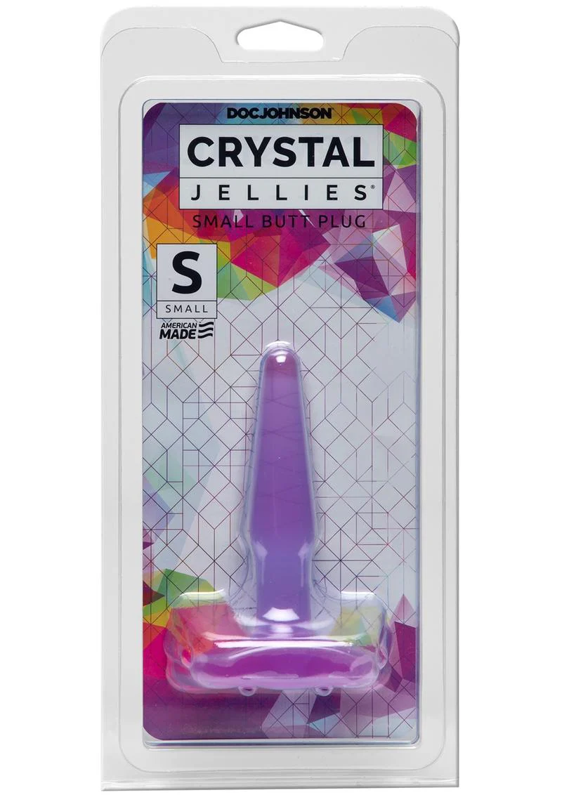 Crystal Jellies Small Purple Butt Plug - Image 2