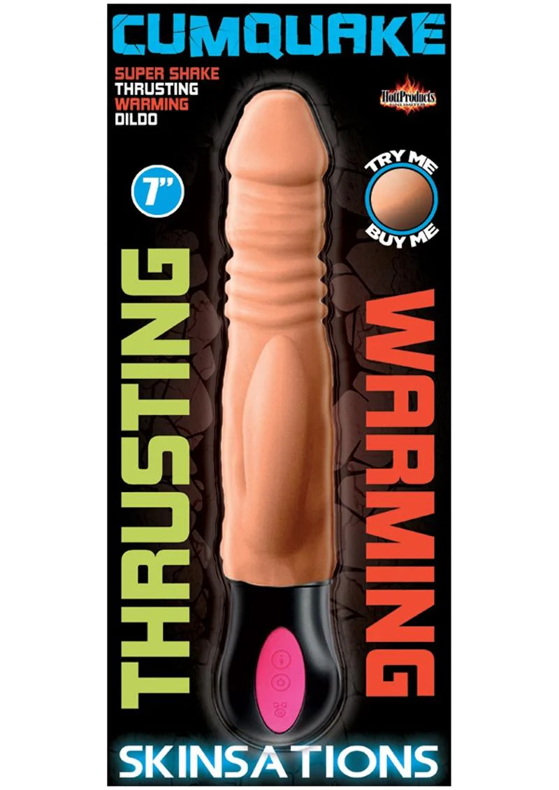 Cumquake Super Shake Thrusting Warming Dildo - Image 2