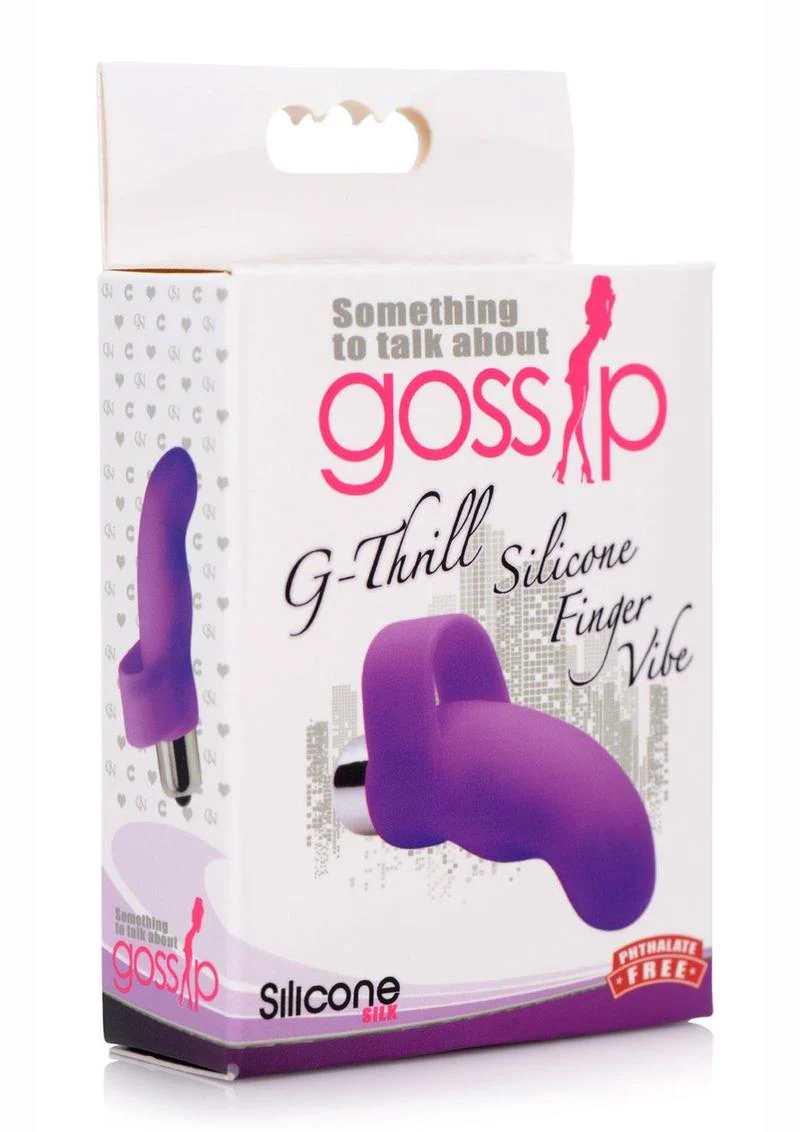 Curve Toys G-Spot Targeted  Silicone Finger Vibe - Image 5