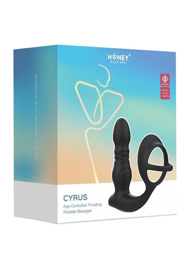 Cyrus App Thrusting Prostate Massager With Cock Ring - Image 7