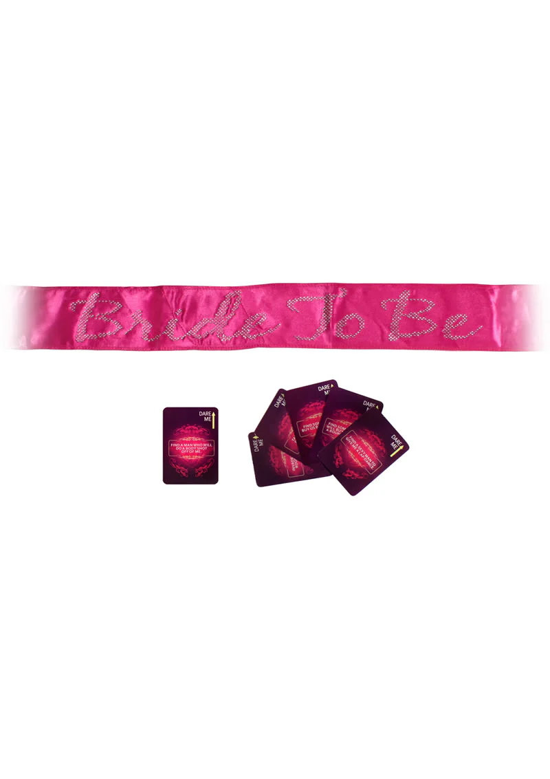 Dare Me! Bride To Be's Sash Game Fun Drinking Game for Bridal Parties