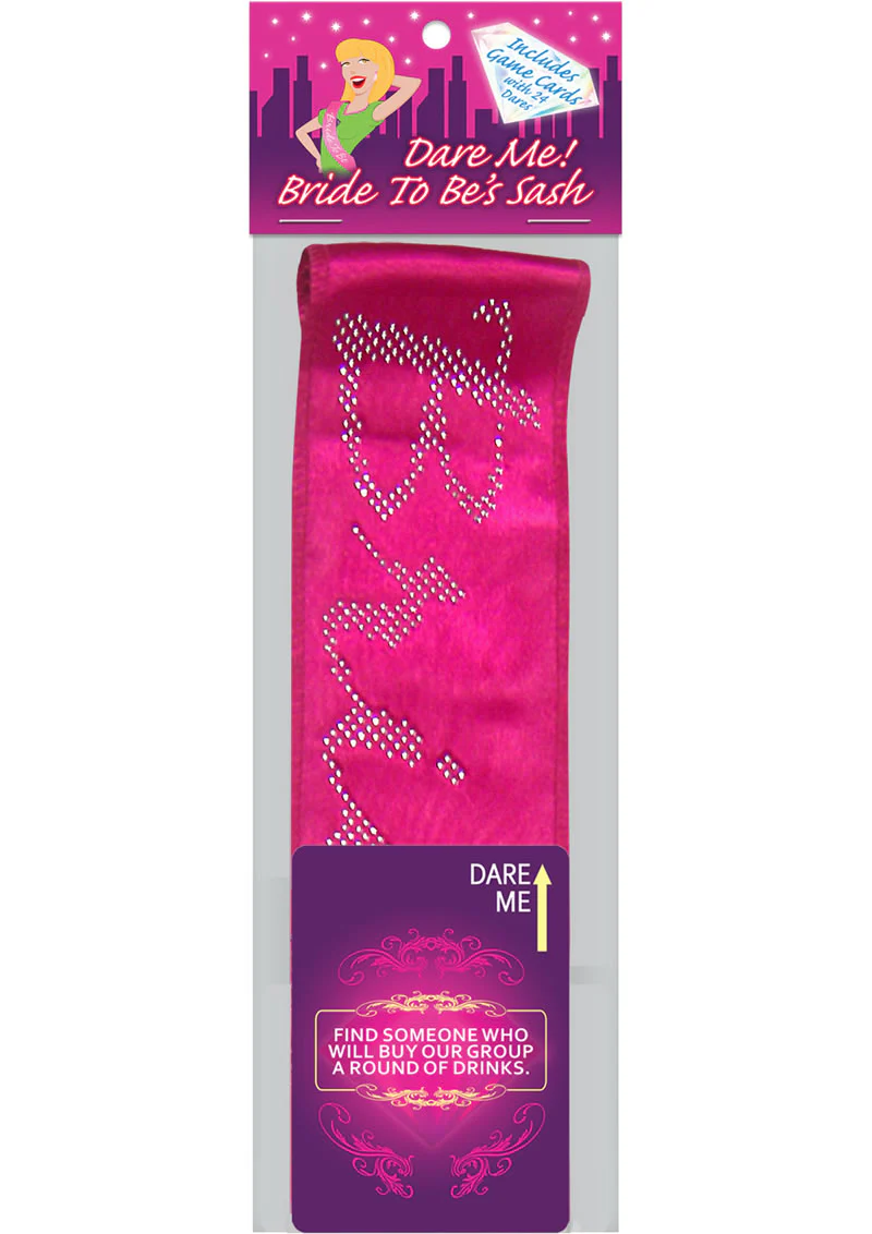 Dare Me! Bride To Be's Sash Game Fun Drinking Game for Bridal Parties - Image 2