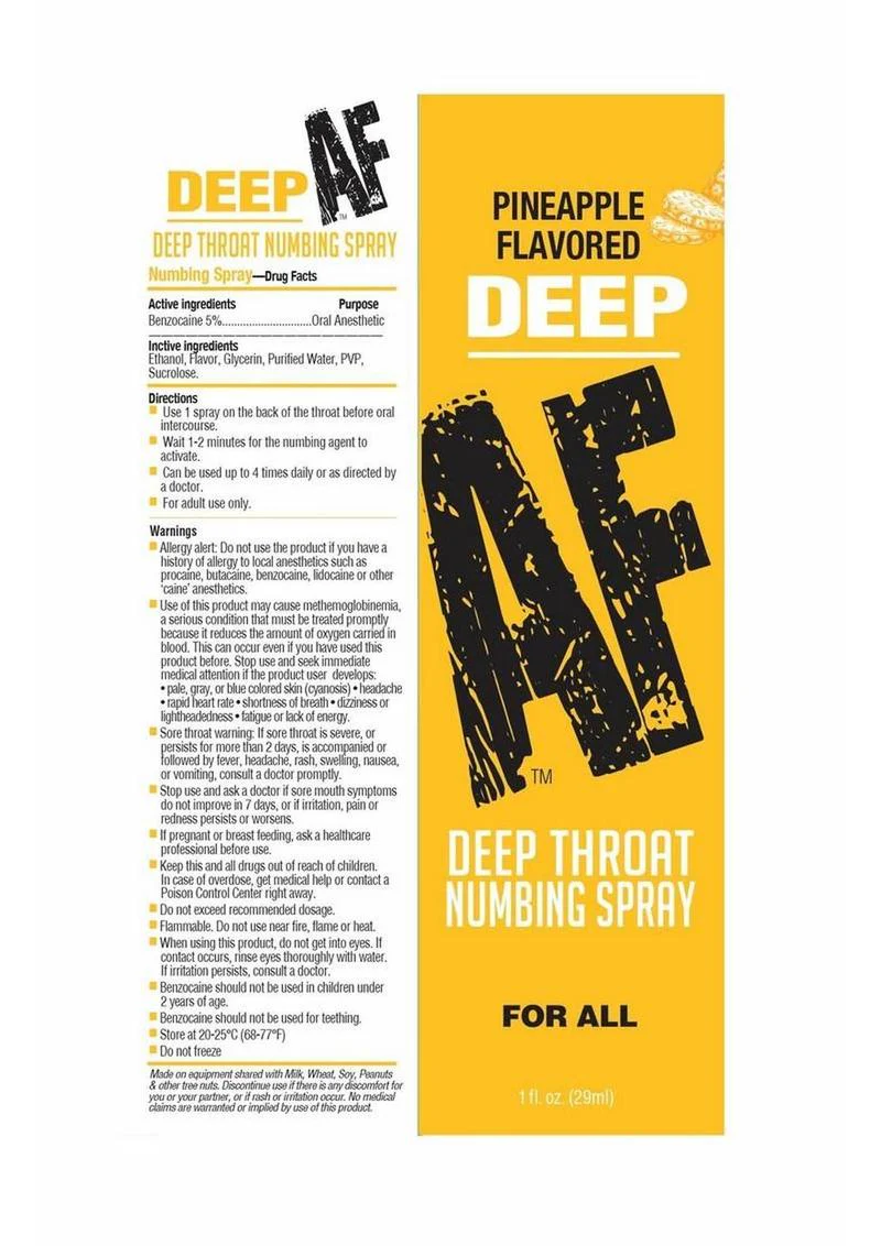 Deep AF Pineapple Numbing Spray - Image 3