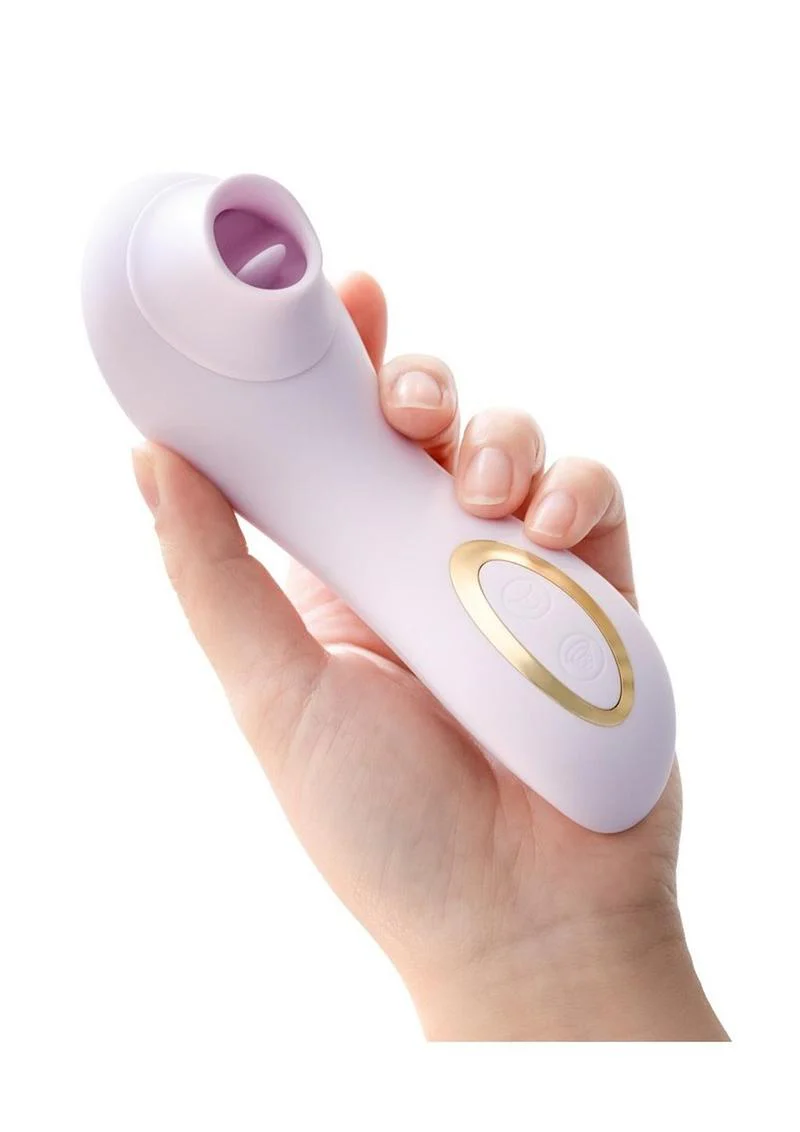 Delice Fleus Air Pulsing Vibe Rechargeable Silicone Clitoral Vibrator - Image 2