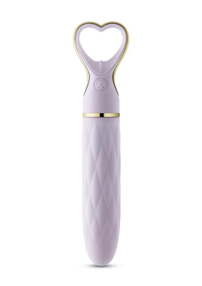 Délìce Heartthrob Rechargeable Silicone Vibrating Massager Lavender
