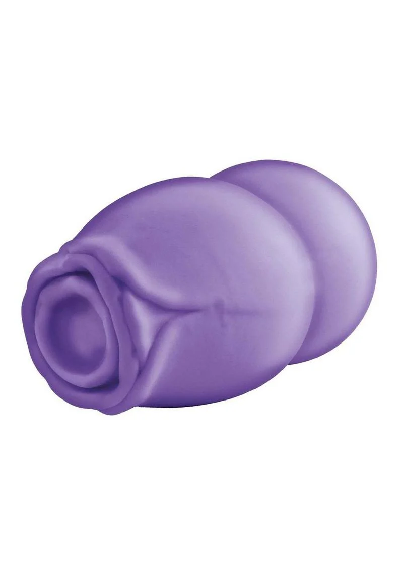 Delite Heated Rose Rechargeable Handheld Masturbator - Image 3