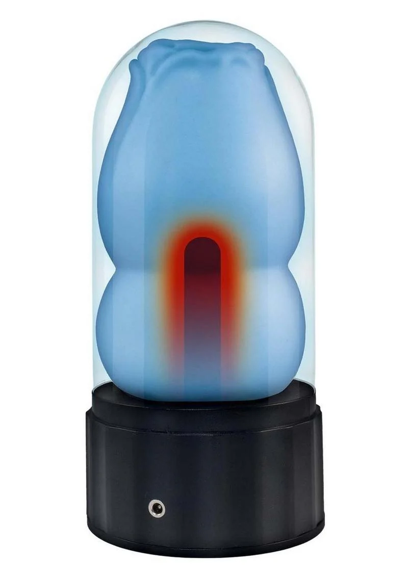 Delite Heated Rose Rechargeable Handheld Masturbator - Image 4