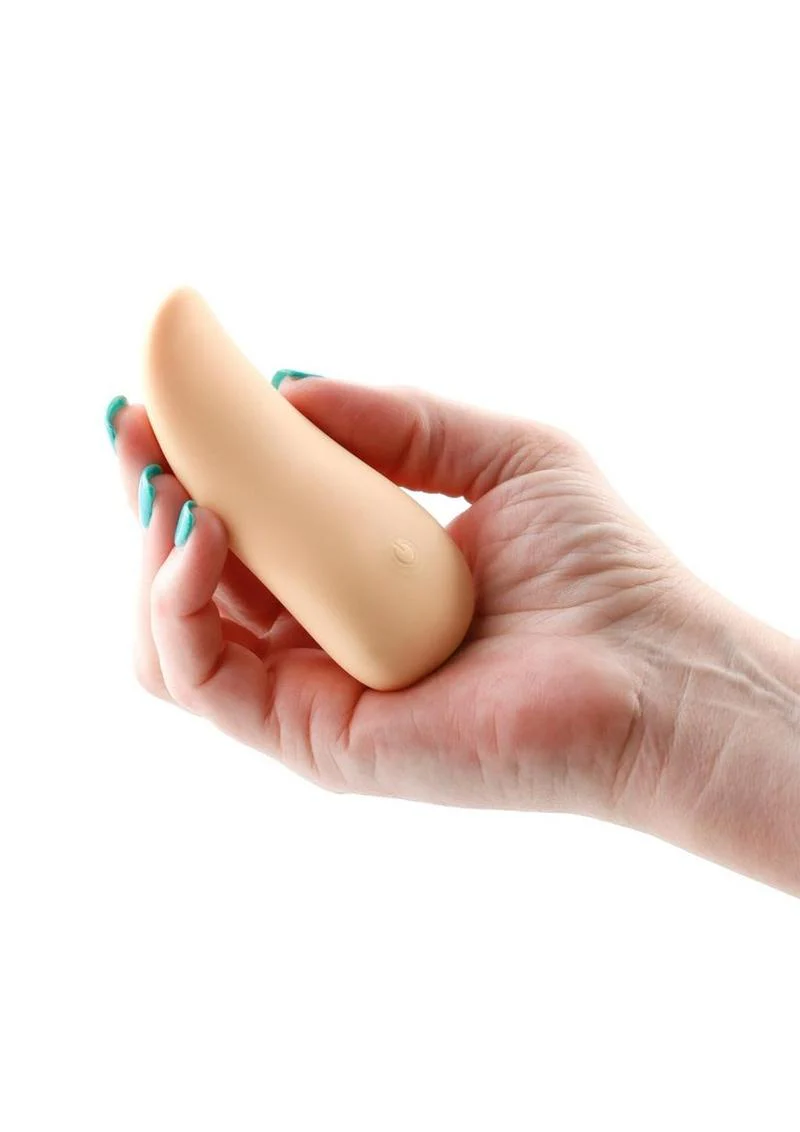 Desire Kama Rechargeable Silicone Vibrator Elegant Curved Design - Image 2