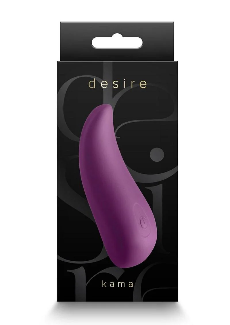 Desire Kama Rechargeable Silicone Vibrator Elegant Curved Design - Image 7