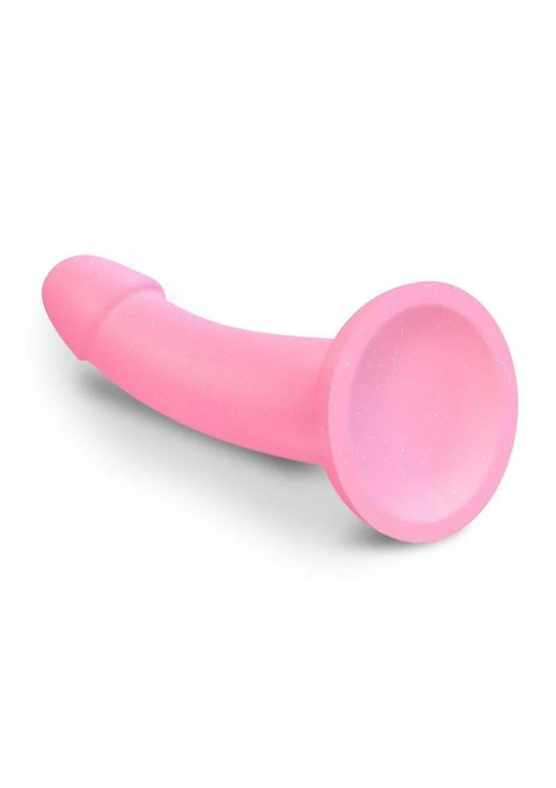 Dildolls Glitzy Silicone Dildo Love to Love Rainbow Suction Cup Toy - Image 2