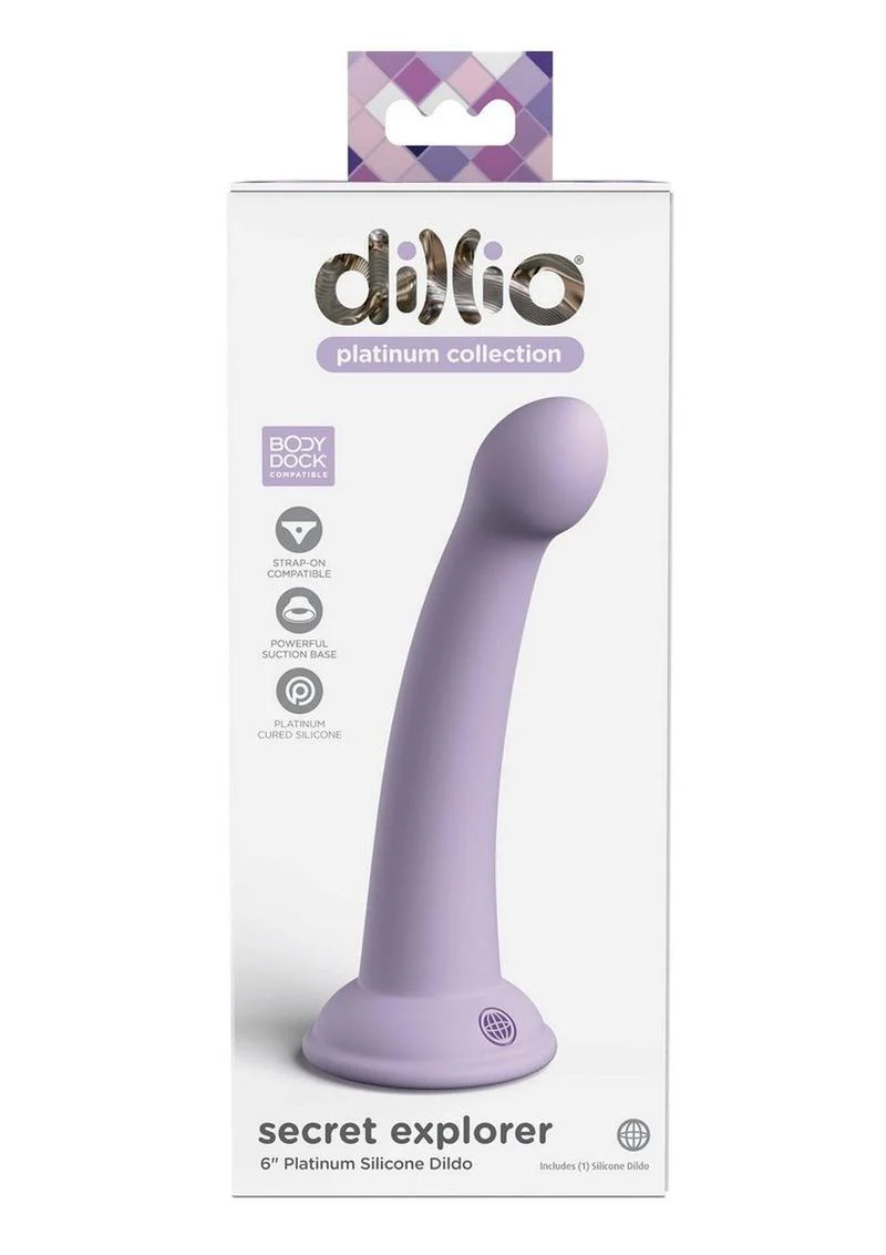 Dillio Platinum Secret Explorer Body Dock Silicone Dildo - Image 7