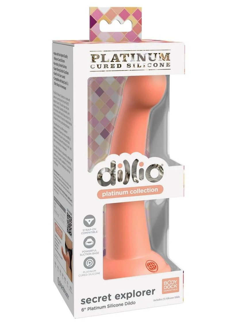 Dillio Platinum Secret Explorer Body Dock Silicone Dildo - Image 8