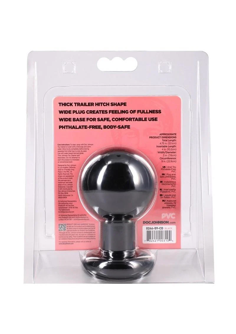 Doc Johnson Classic Round Large Butt Plug - Image 8