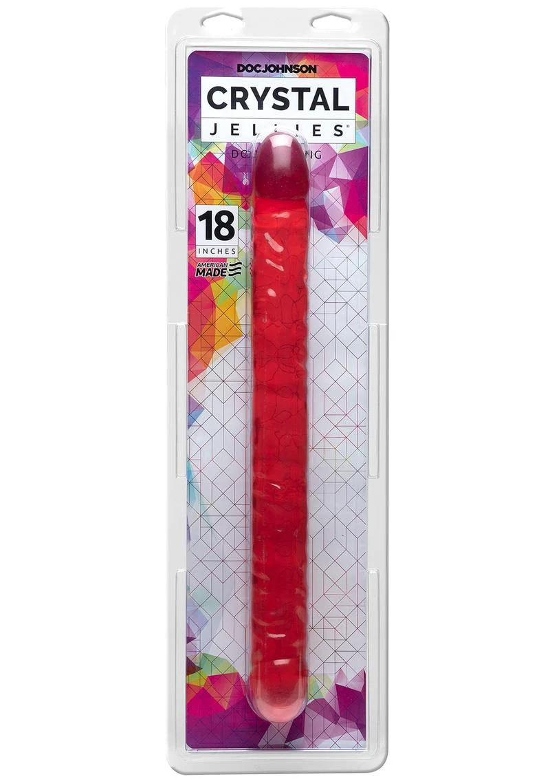 Doc Johnson Crystal Jellies Double Dildo - Image 6