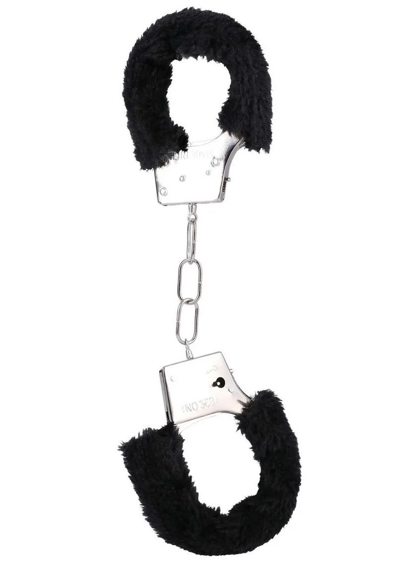 Doc Johnson Furry Handcuffs in a Bag