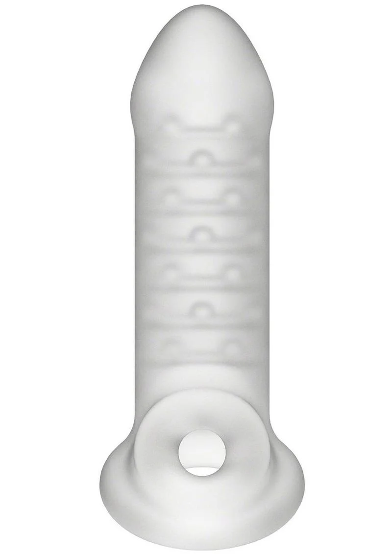 Doc Johnson Merci Jacked Up Thin Frosted Silicone Finger Extender