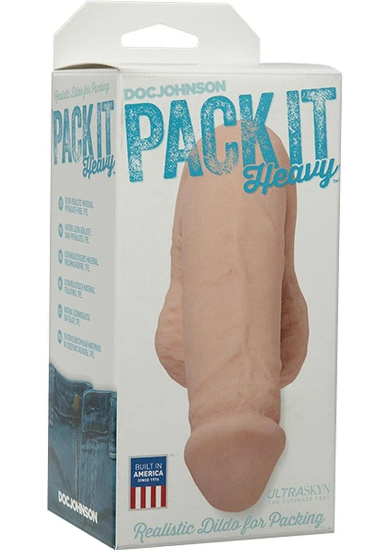Doc Johnson Pack It Heavy Realistic Dildo Ultrastrong Design - Image 3