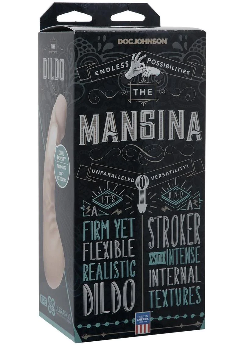 Doc Johnson The Mansina Dildo and Stroker Realistic Dildo - Image 3