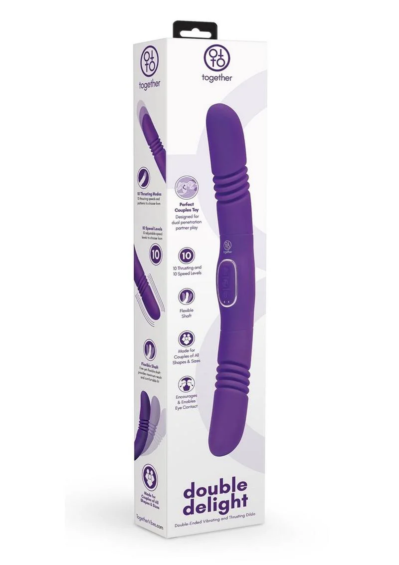 Double Delight Rechargeable Couples Vibrator - Image 4