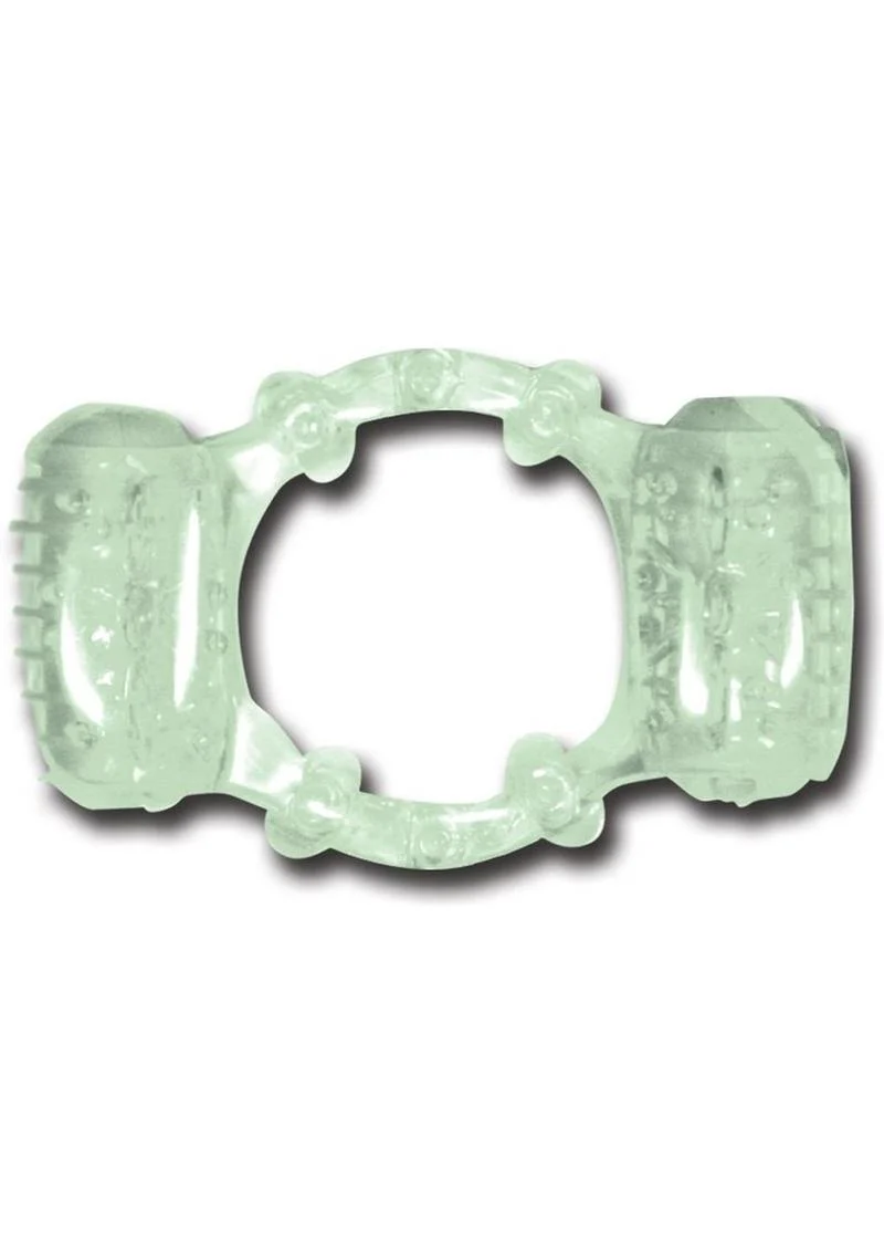 Double Dinger Night Rider Dual Vibrating Ring