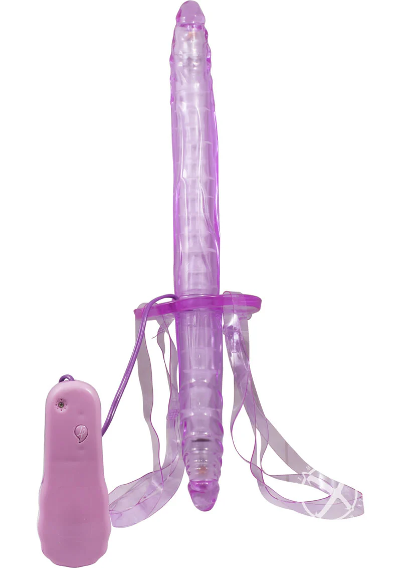 Double Fuk Vibrating Dong Dual Ended Strap On
