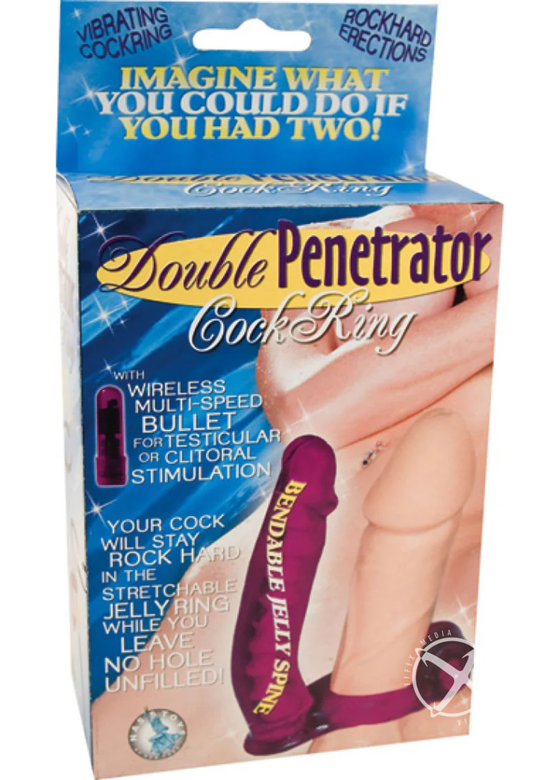 Double Penetrator Vibrating Cock Ring - Image 4
