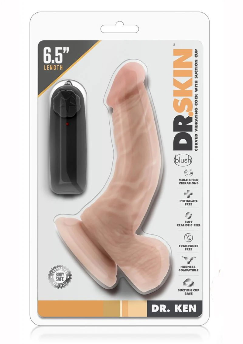 Dr. Ken Vibrating Dildo - Image 4
