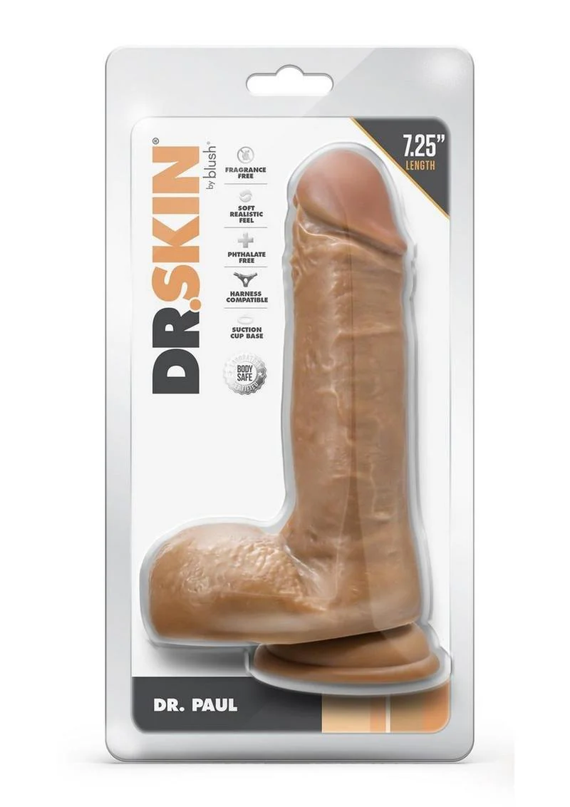 Dr. Paul Realistic Dildo with Balls And Suction Cup By DR.SKIN - Image 7