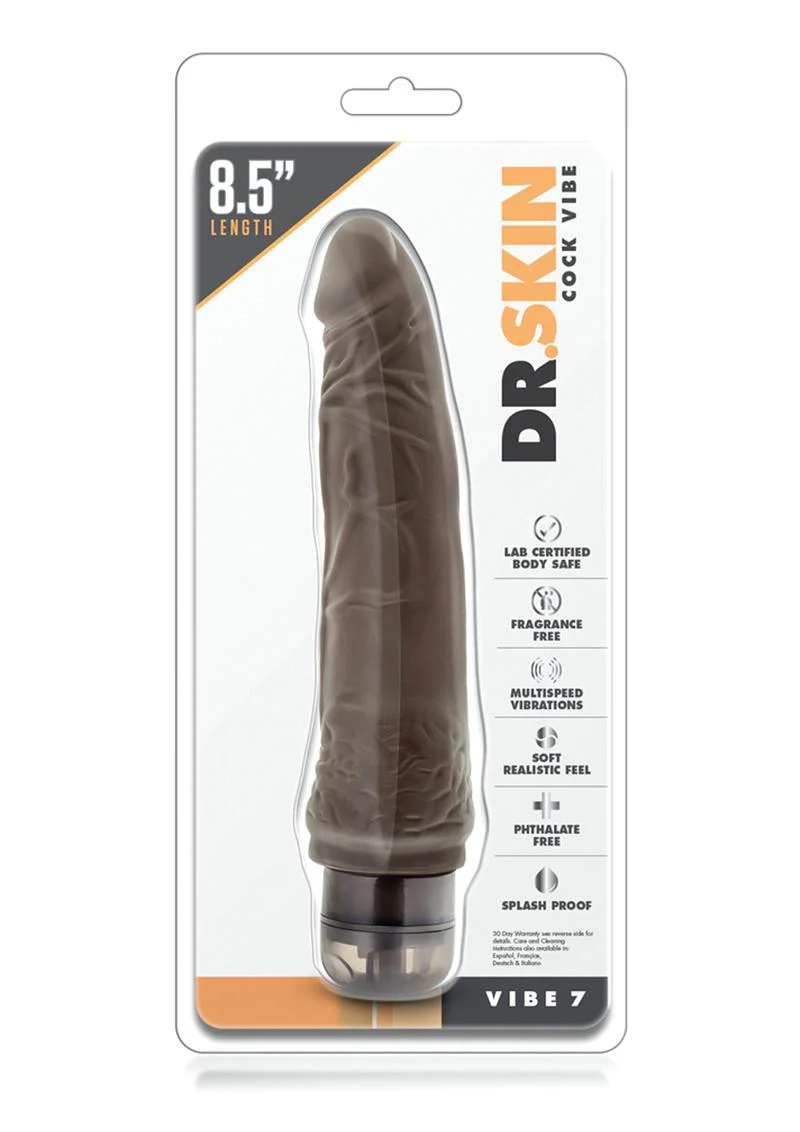 Dr. Skin Cock Vibe 7 Vibrating Dildo For Soft And Realistic Feel - Image 7