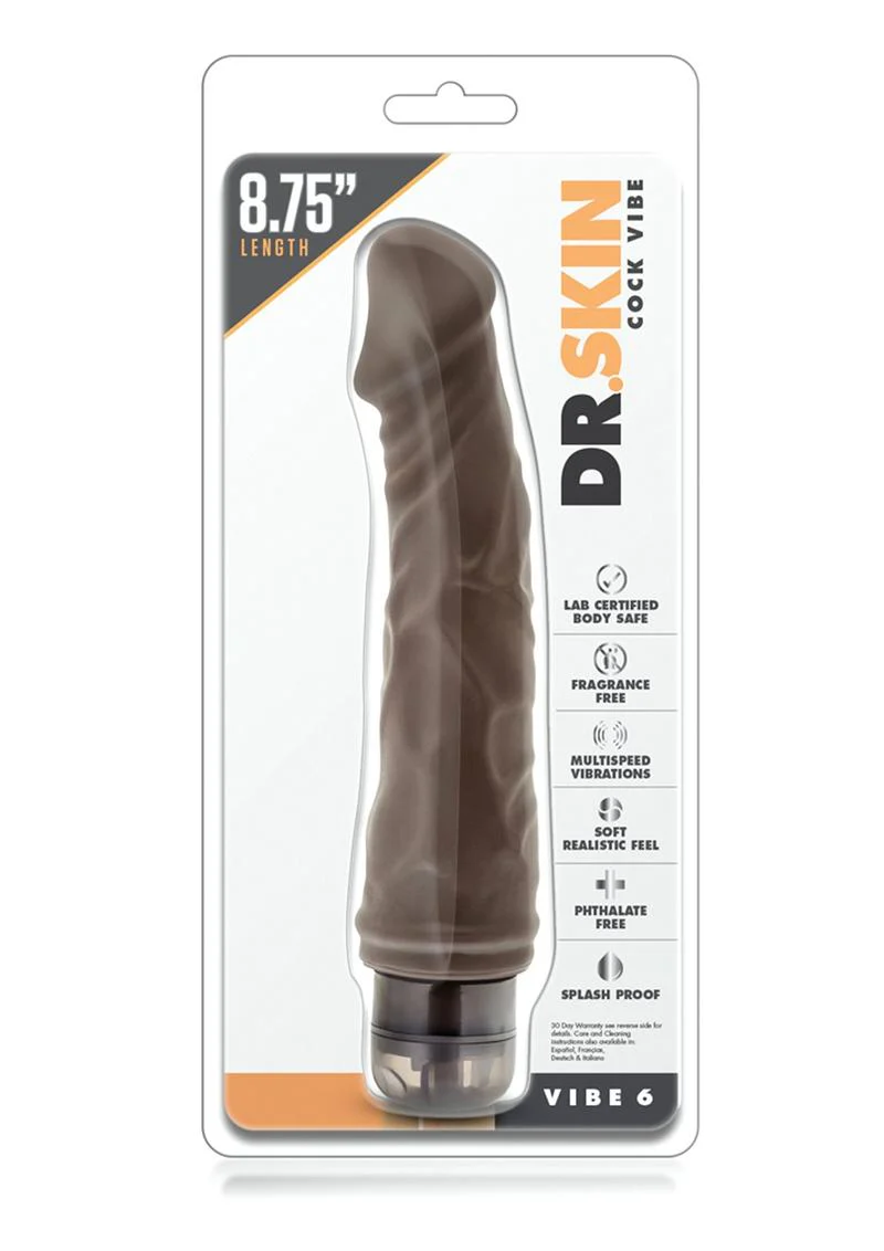 Dr. Skin Cock Vibe Vibrating Dildo - Image 8