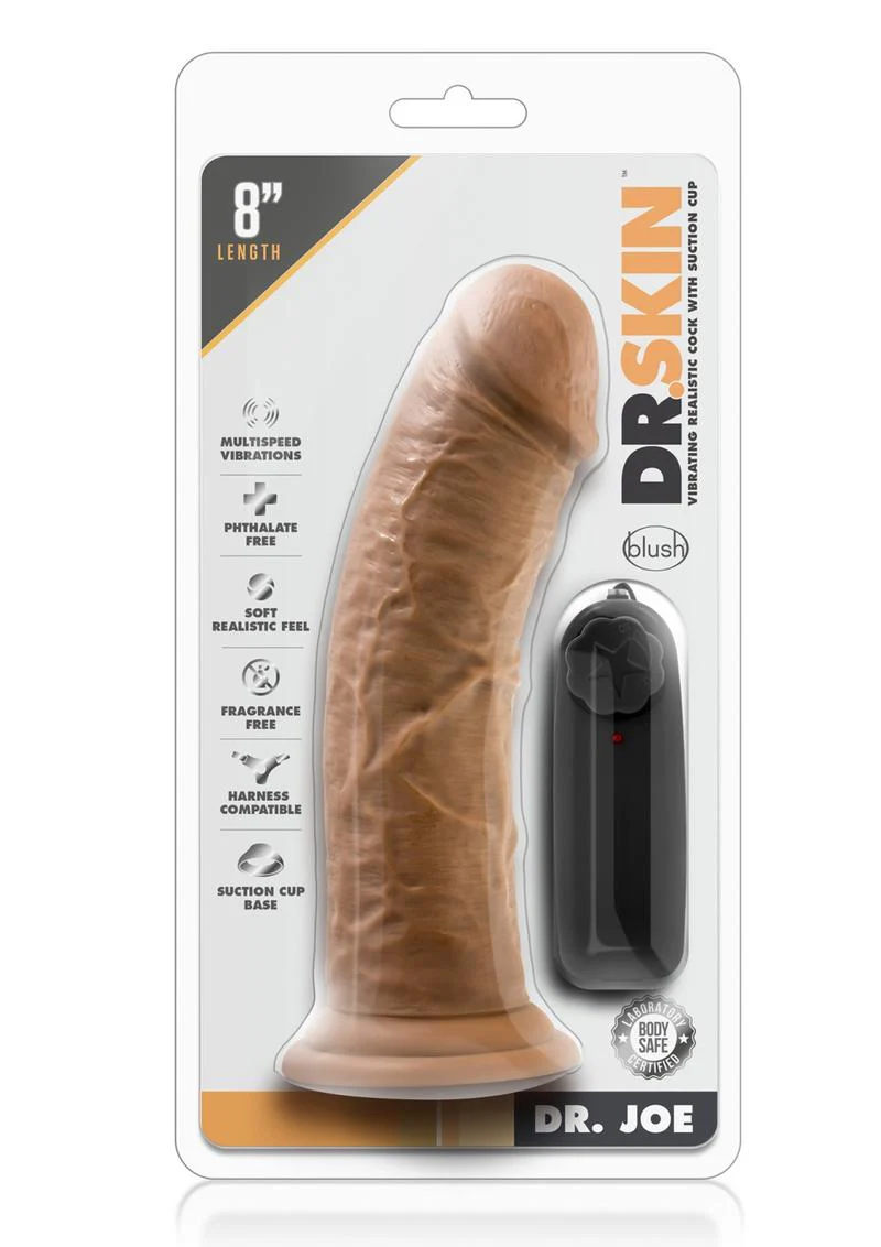 Dr. Skin Dr. Joe Vibrating Dildo - Image 11