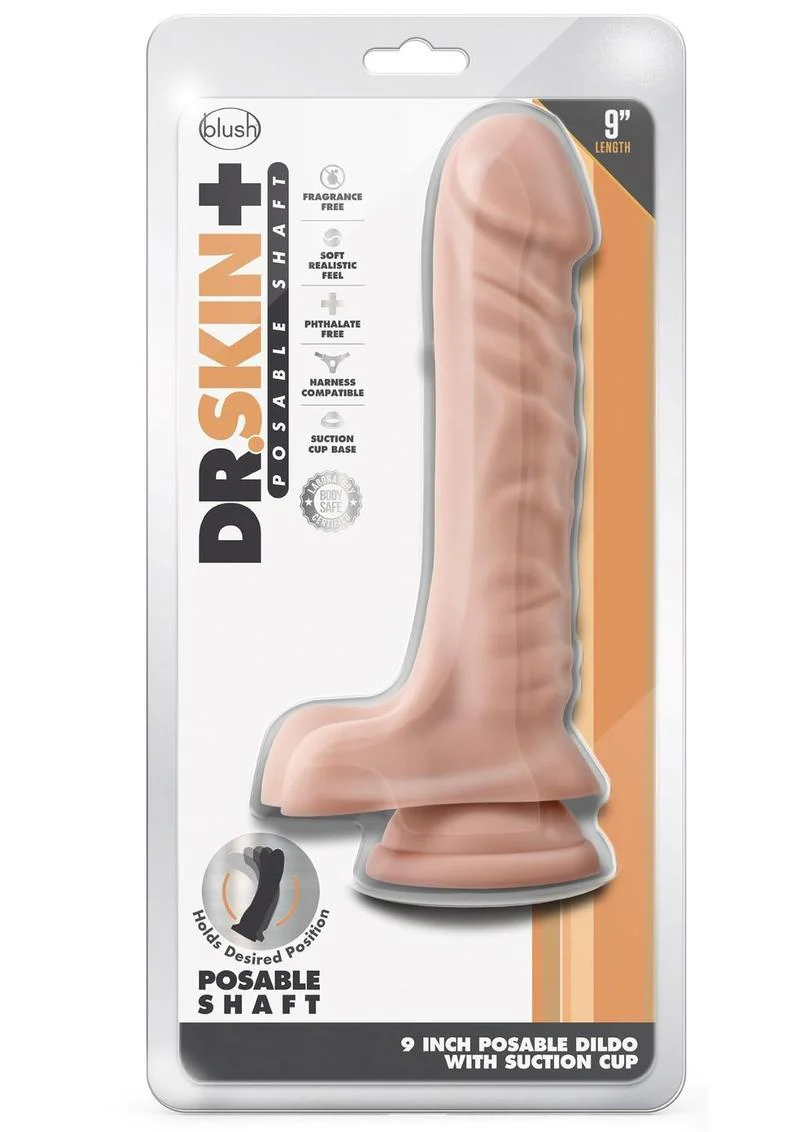 Dr. Skin Plus Posable Dildo with Balls - Image 16