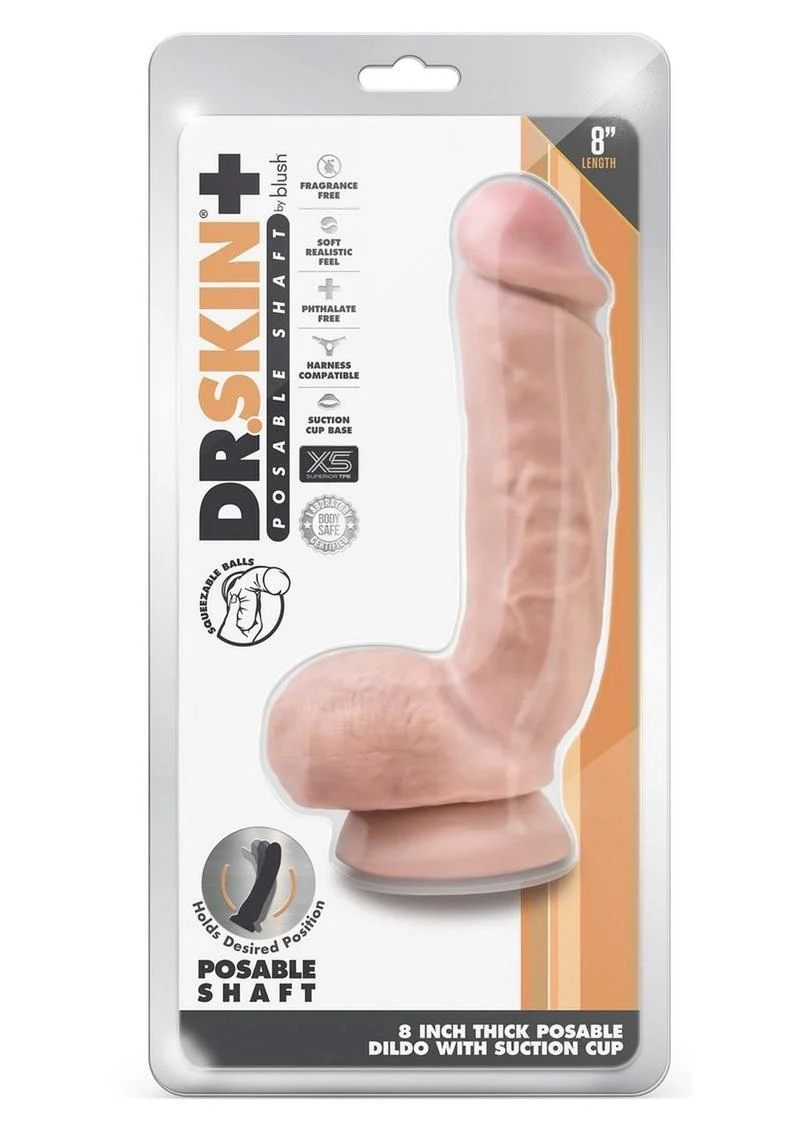 Dr. Skin Plus Posable Dildo with Suction Cup - Image 7