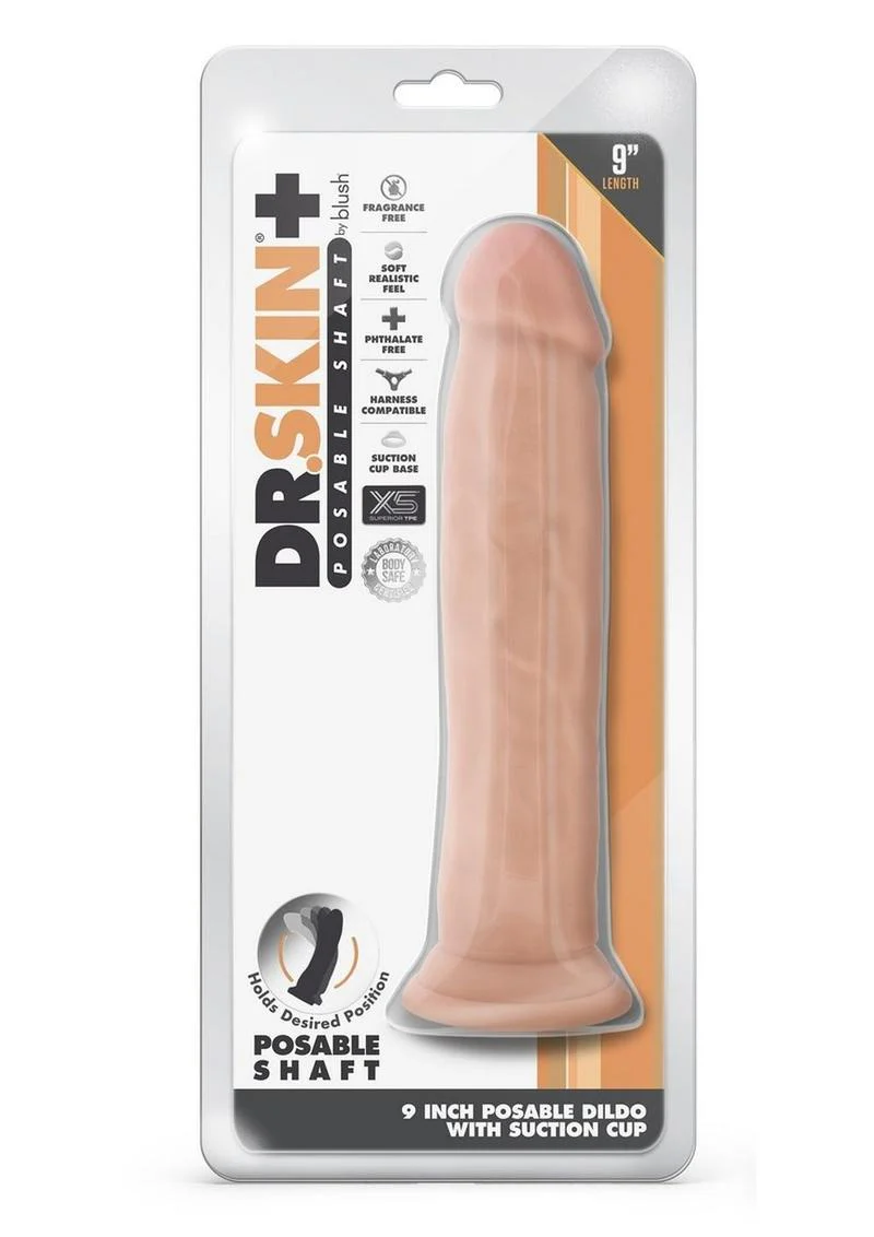 Dr. Skin Plus Thick Posable Dildo - Image 15