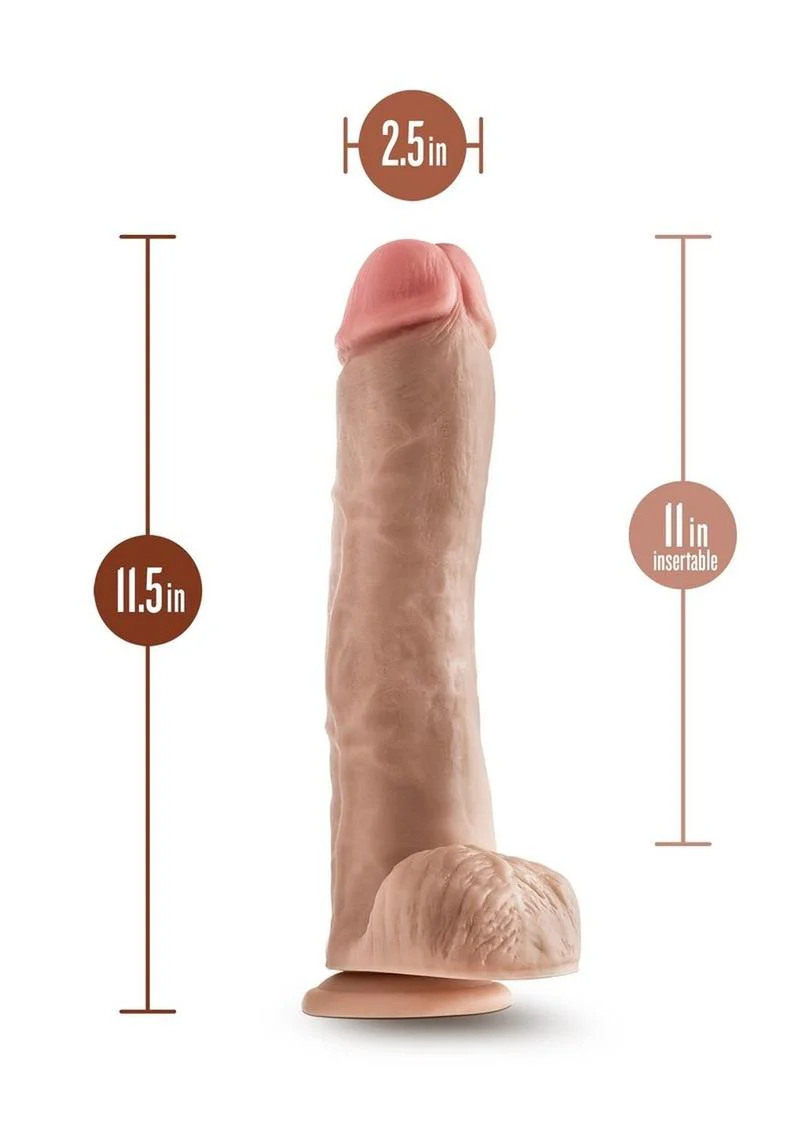 Dr. Skin Silver Collection Mr. Savage Dildo with Suction Cup - Image 5