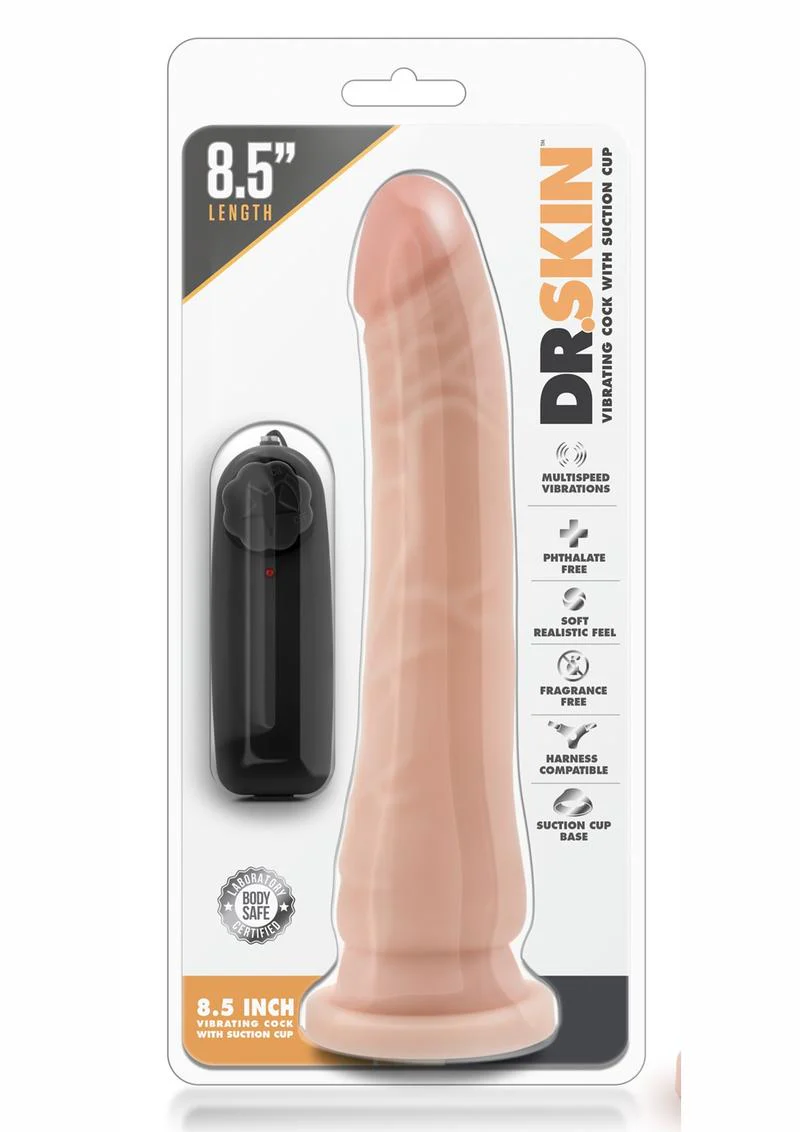 Dr. Skin Vibrating Dildo - Image 4